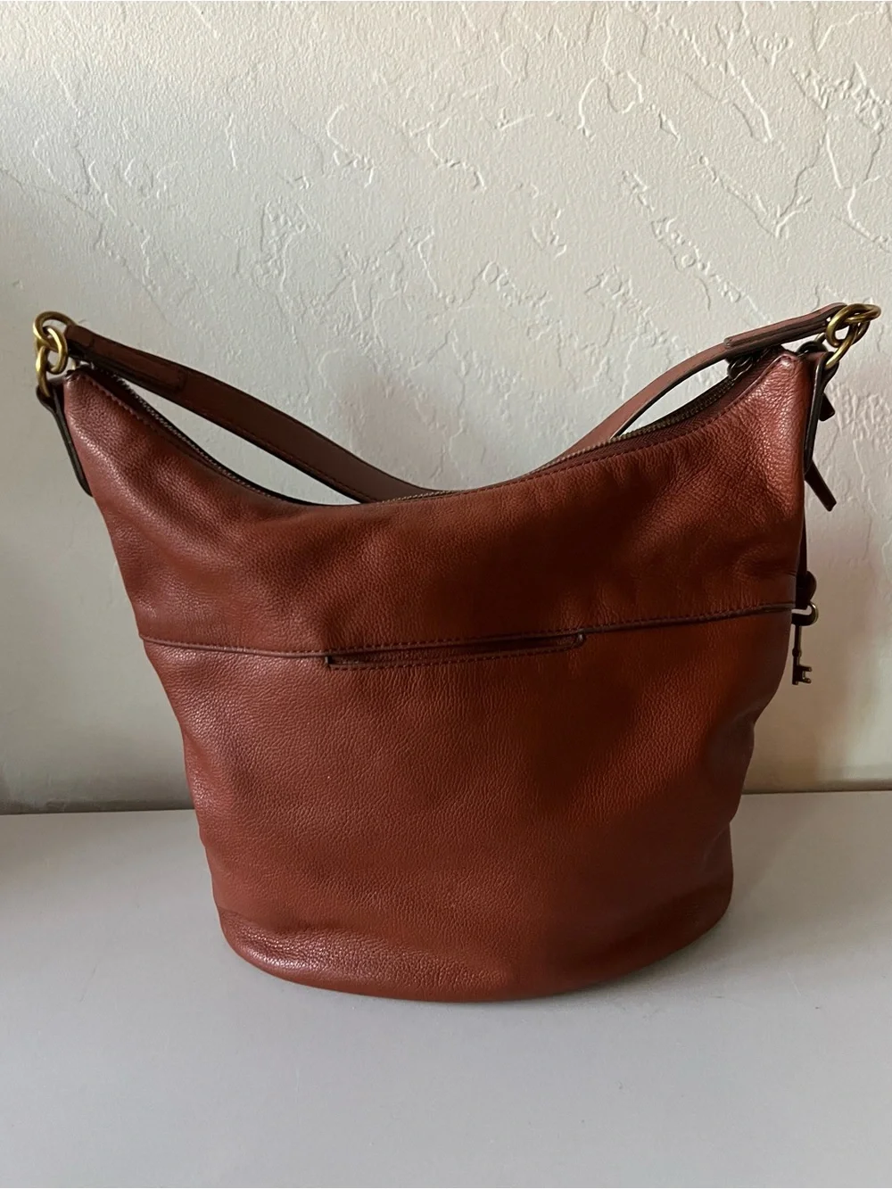 Fossil Talulla Hobo Bag Brandy Leather